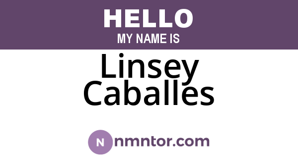 Linsey Caballes