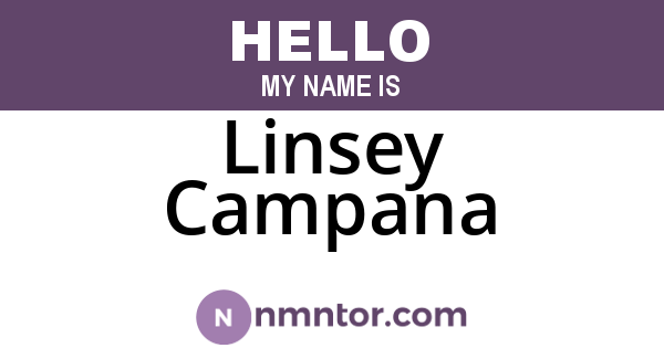 Linsey Campana