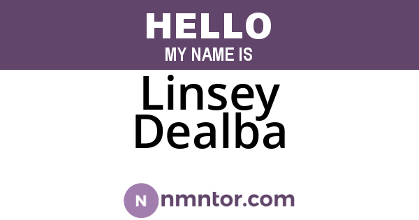 Linsey Dealba