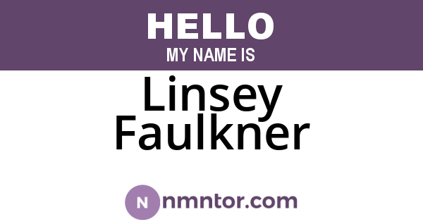 Linsey Faulkner