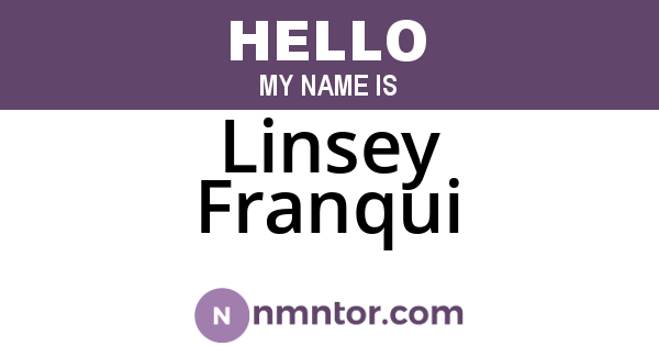 Linsey Franqui