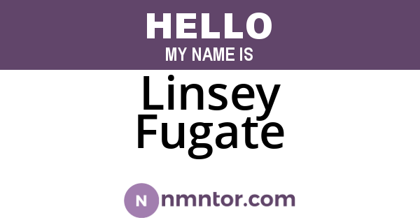 Linsey Fugate