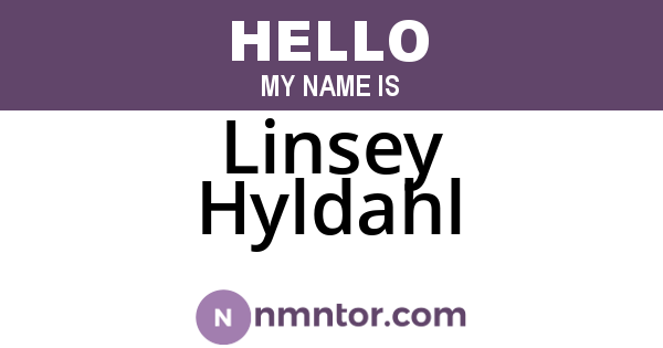 Linsey Hyldahl