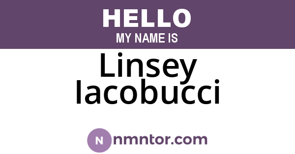 Linsey Iacobucci