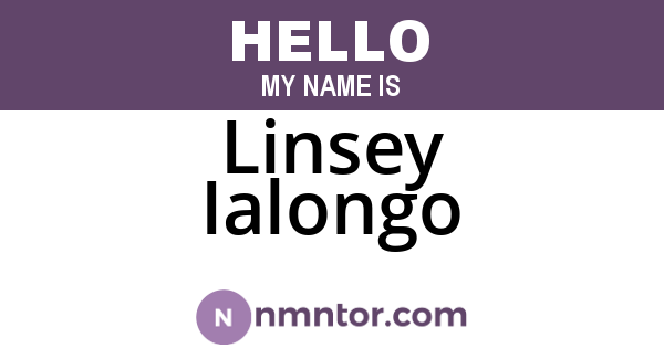 Linsey Ialongo