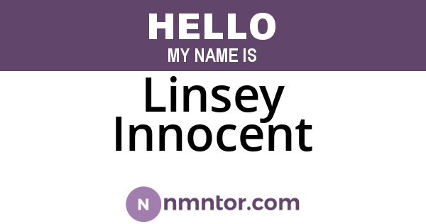 Linsey Innocent