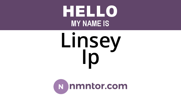 Linsey Ip