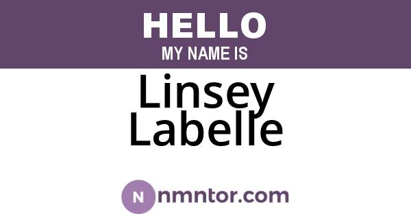 Linsey Labelle