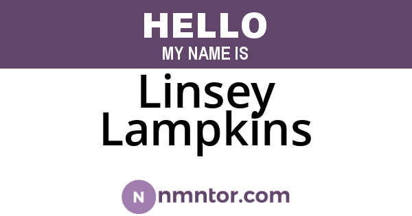Linsey Lampkins