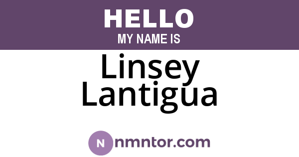 Linsey Lantigua