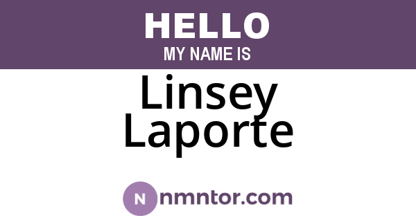 Linsey Laporte
