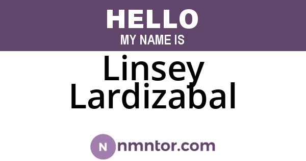 Linsey Lardizabal