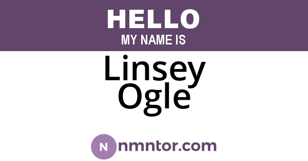 Linsey Ogle