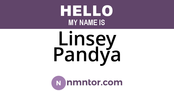 Linsey Pandya