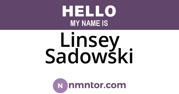 Linsey Sadowski