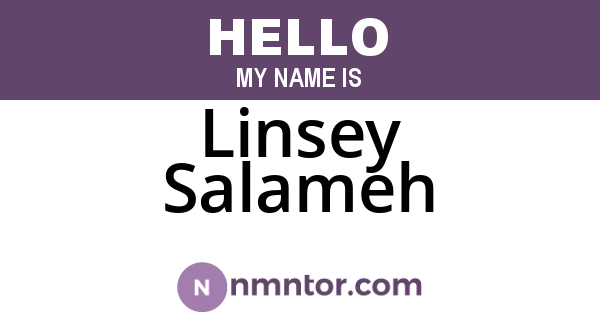 Linsey Salameh