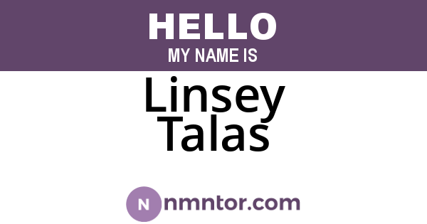 Linsey Talas