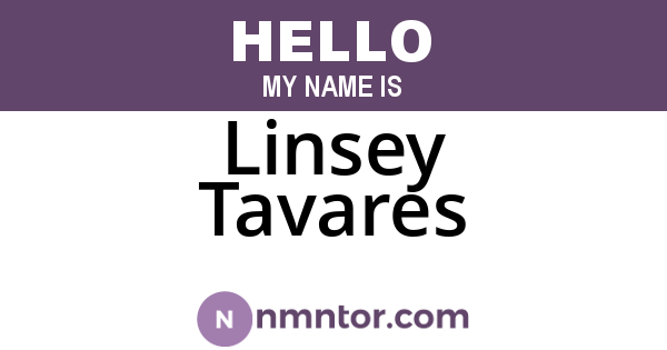 Linsey Tavares