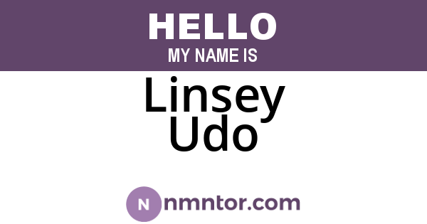 Linsey Udo