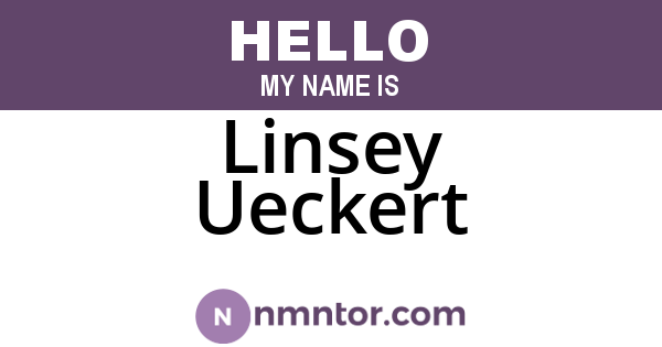 Linsey Ueckert