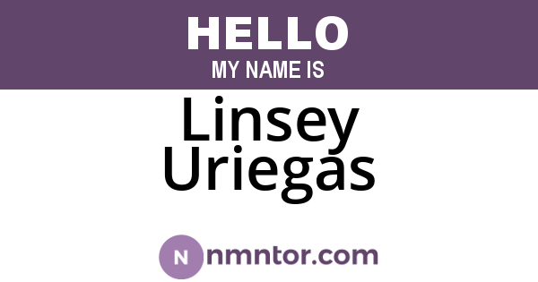 Linsey Uriegas