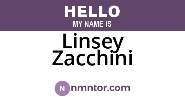 Linsey Zacchini