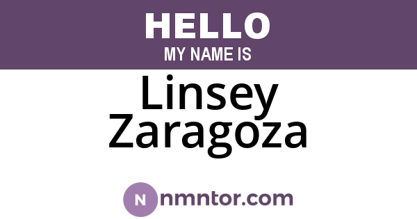 Linsey Zaragoza