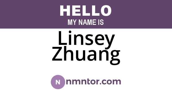 Linsey Zhuang