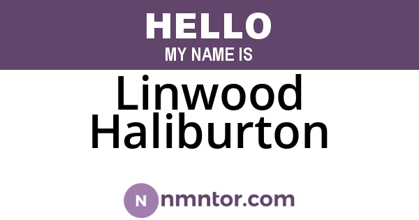 Linwood Haliburton