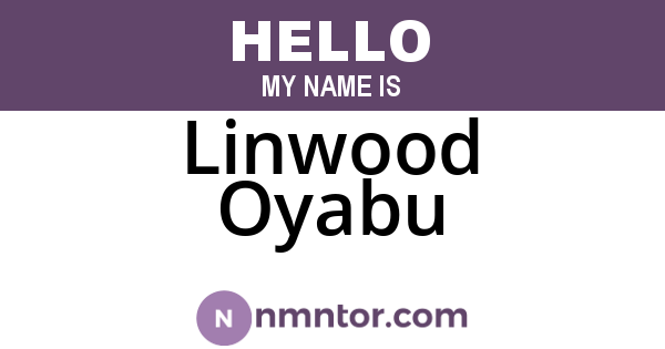 Linwood Oyabu