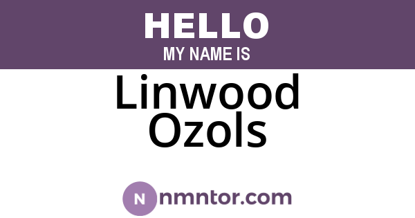 Linwood Ozols