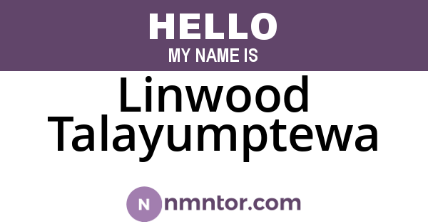 Linwood Talayumptewa