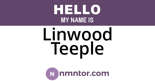 Linwood Teeple