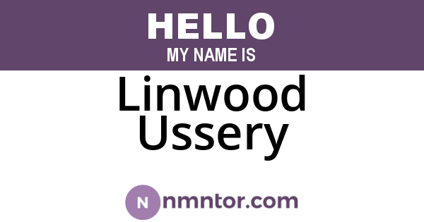 Linwood Ussery