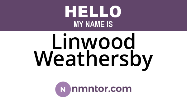 Linwood Weathersby