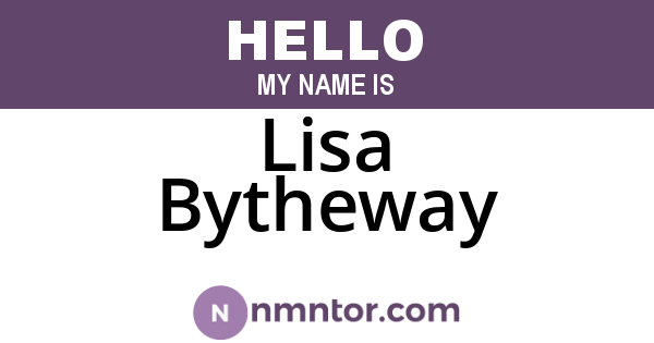 Lisa Bytheway