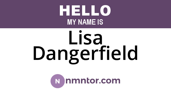 Lisa Dangerfield