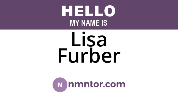 Lisa Furber
