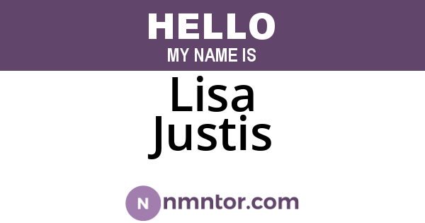 Lisa Justis