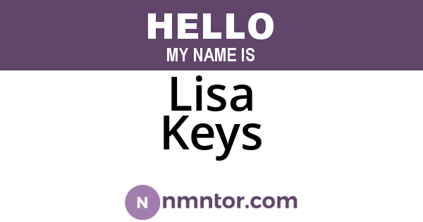Lisa Keys