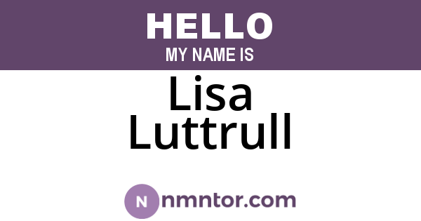 Lisa Luttrull