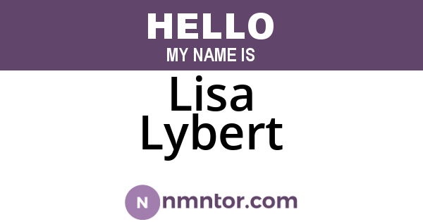 Lisa Lybert