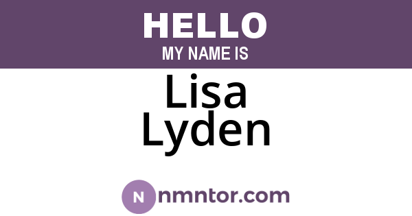 Lisa Lyden
