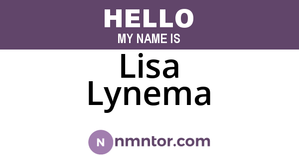 Lisa Lynema
