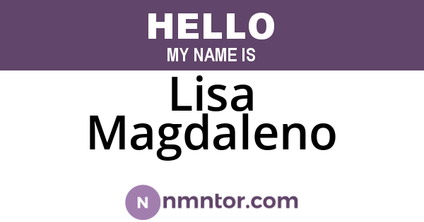 Lisa Magdaleno