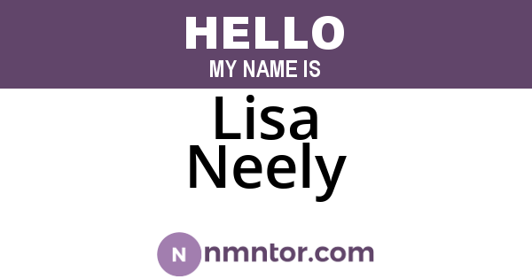 Lisa Neely