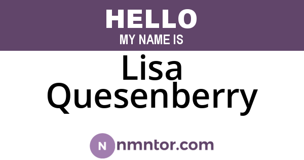 Lisa Quesenberry