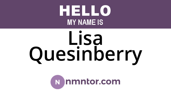 Lisa Quesinberry