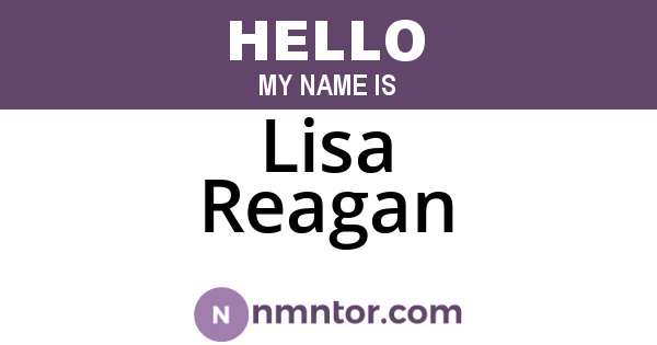Lisa Reagan
