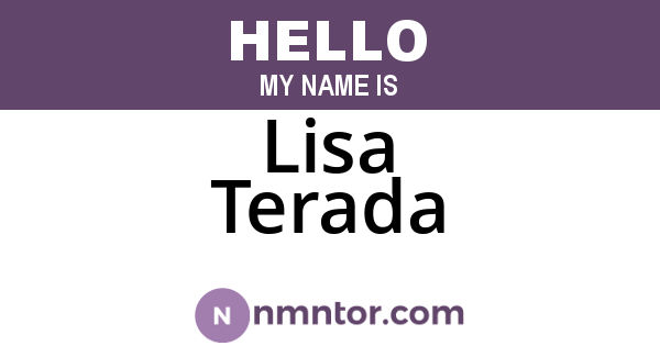 Lisa Terada